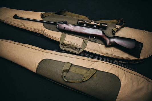SLANGS product line - custom leather rifle scabbard